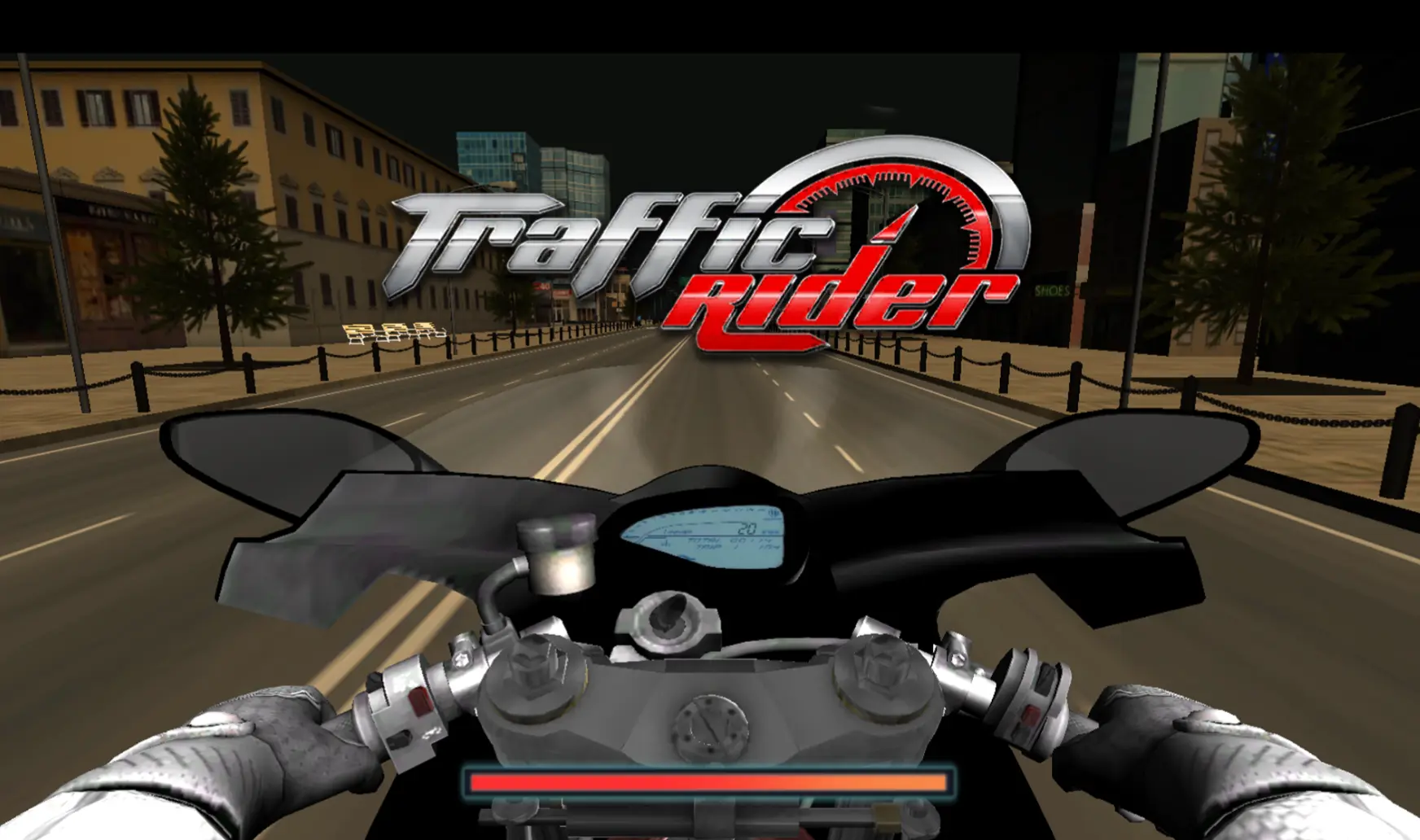 Traffic Rider Game Start Screen